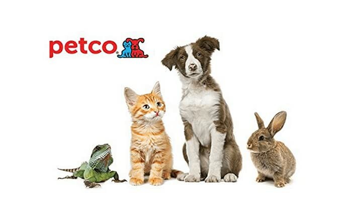 Petco store with various pet products