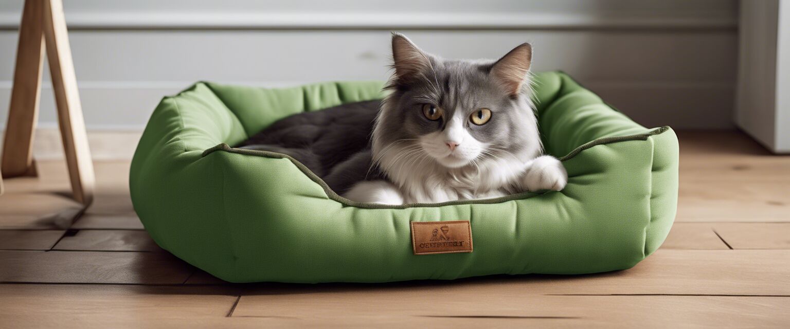 Plush eco-friendly pet bed