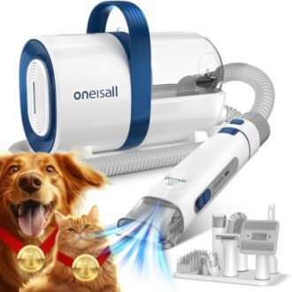 Oneisall Dog Hair Vacuum & Grooming Kit