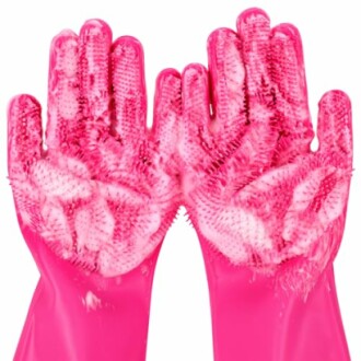 Pecute Pet Grooming Gloves Large