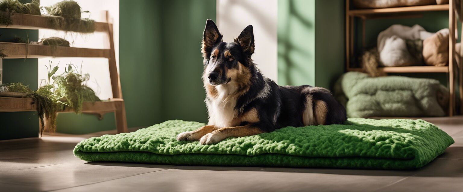 Variety of sustainable pet bedding